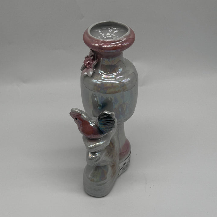 Keramikvas med figurmotiv i pastellfärger - Homy Secondhand Online