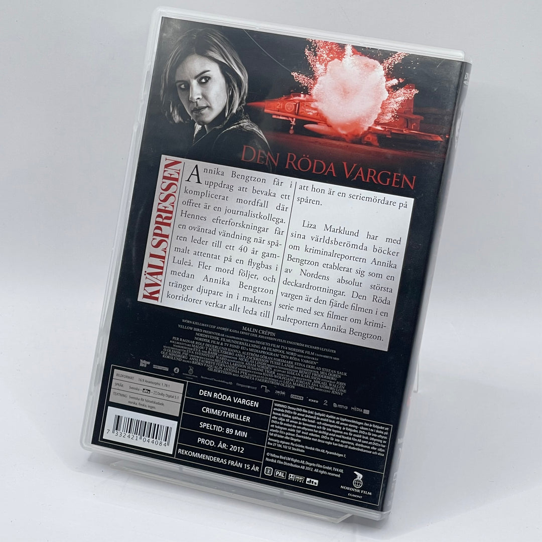 DVD Den Röda Vargen Kriminalserie Begagnad