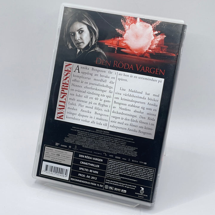 DVD Den Röda Vargen Kriminalserie Begagnad