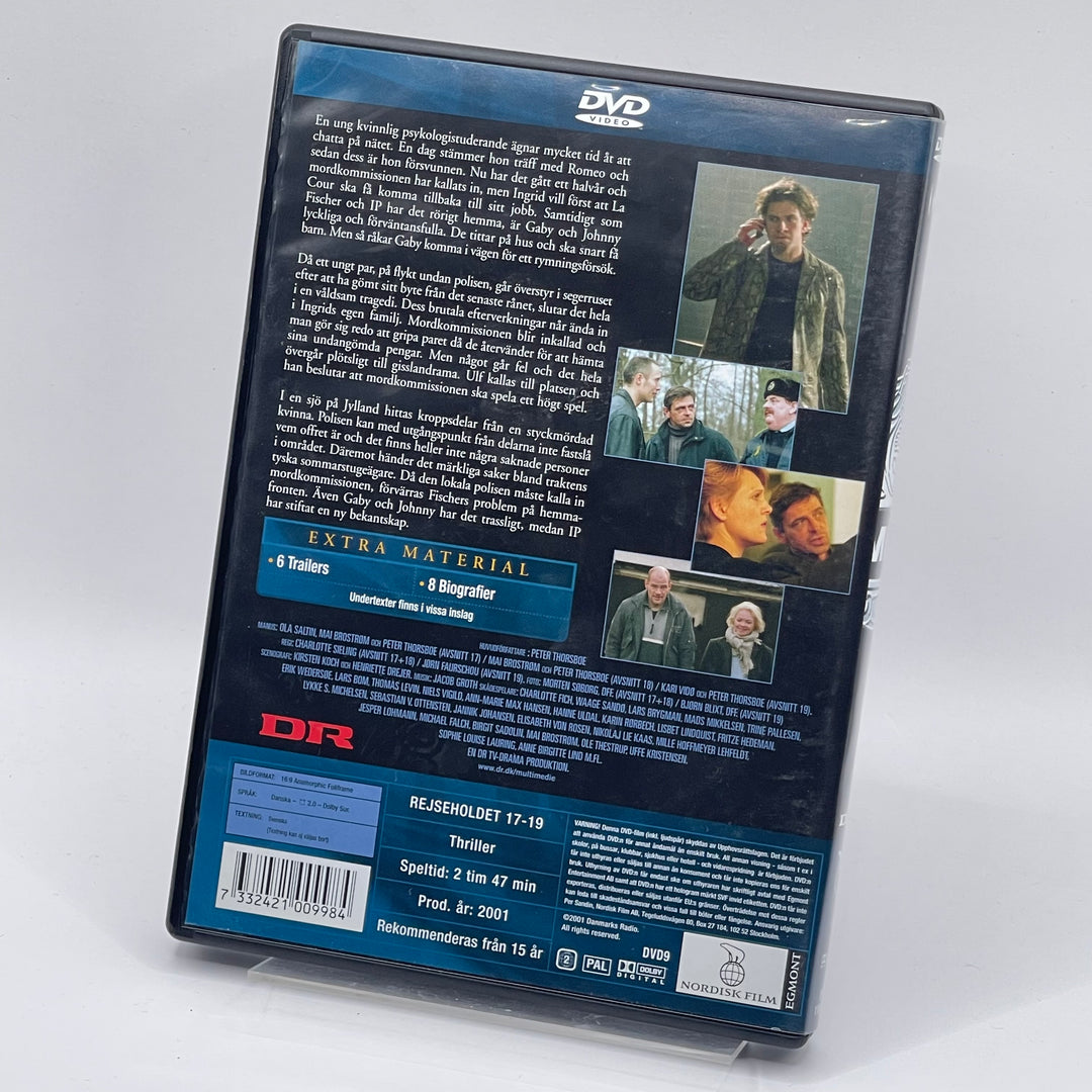 DVD Mordkommissionen Retro Thriller Samlarutgåva