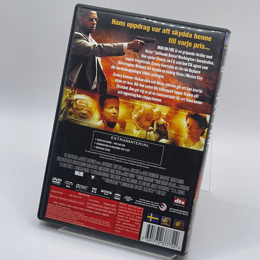 Spännande actionthriller DVD med Denzel Washington