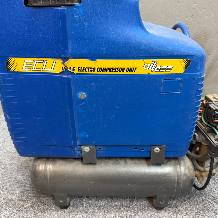Oljefri ECU luftkompressor med slangvinda