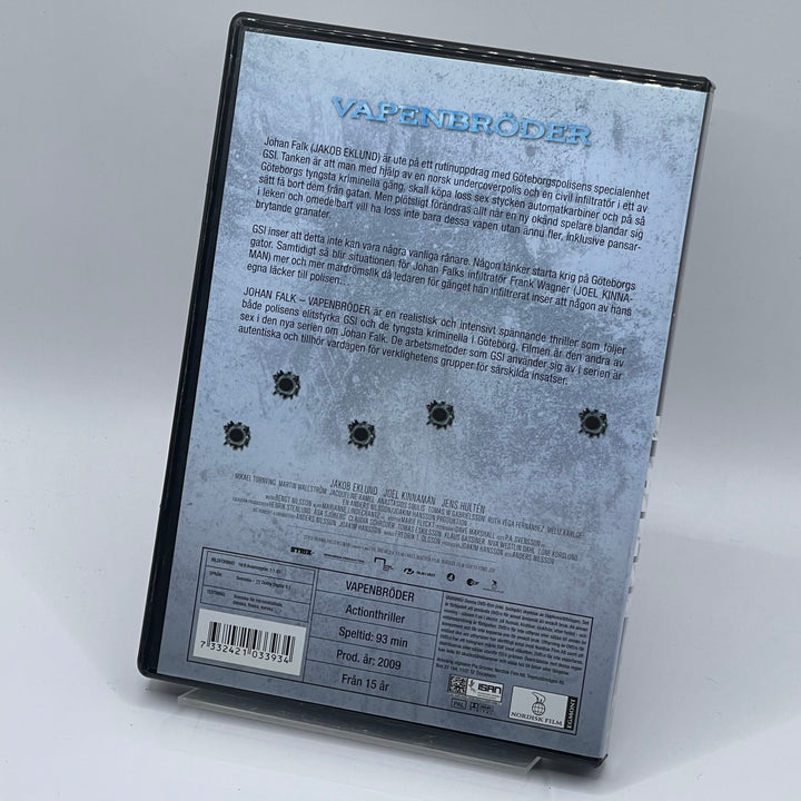 Johan Falk Vapenbröder DVD-actionfilm Nordisk Film