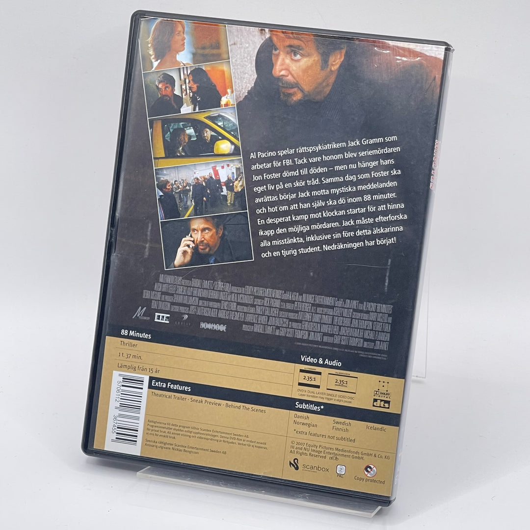 Gastkramande thriller 88 Minutes med Al Pacino DVD