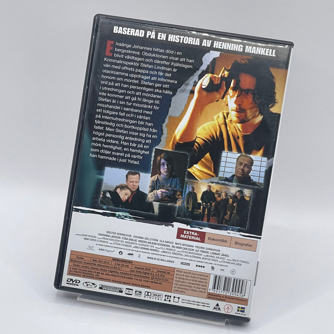 Mankells Wallander Hemligheten DVD mycket gott skick