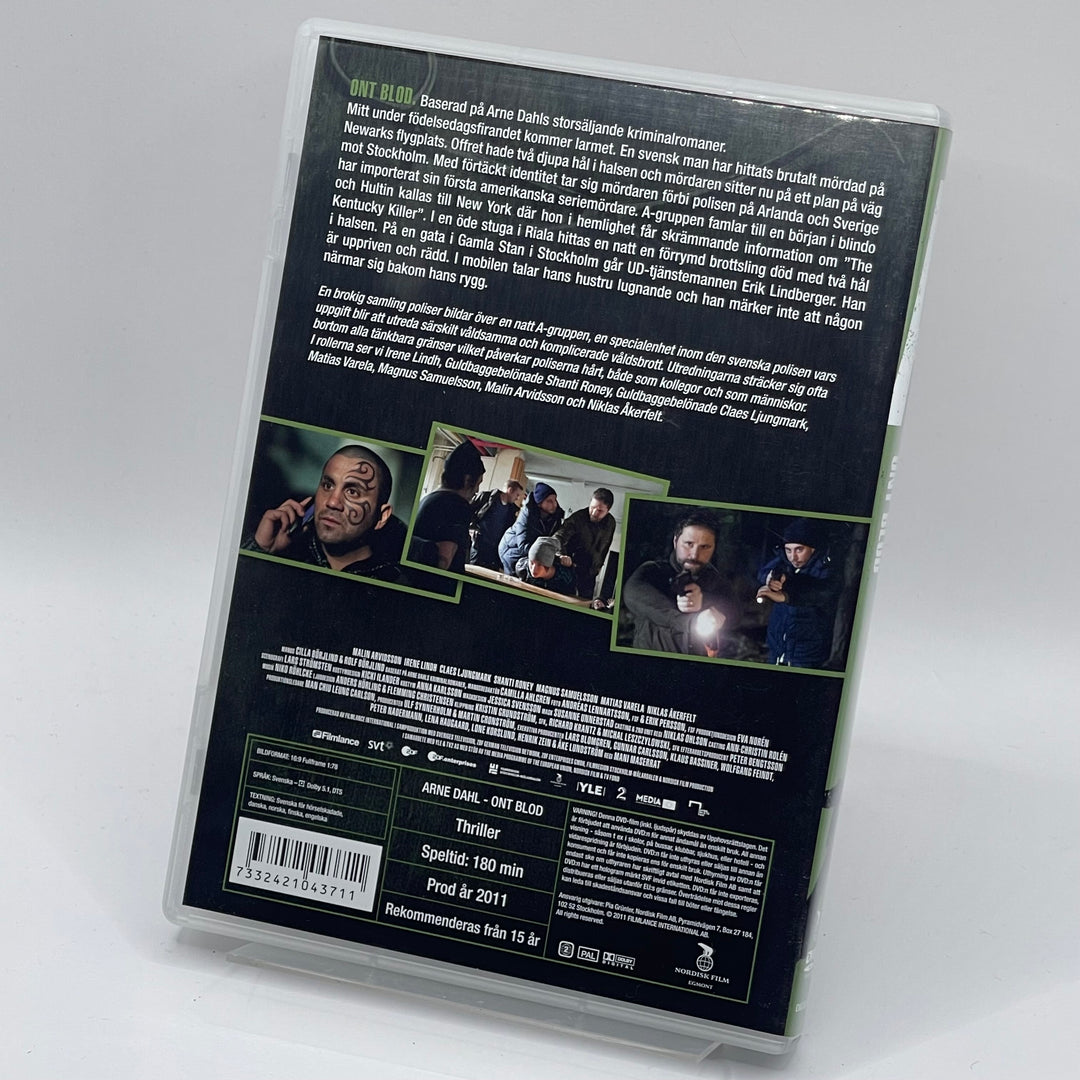 Arne Dahl Ont Blod DVD Kriminalthriller