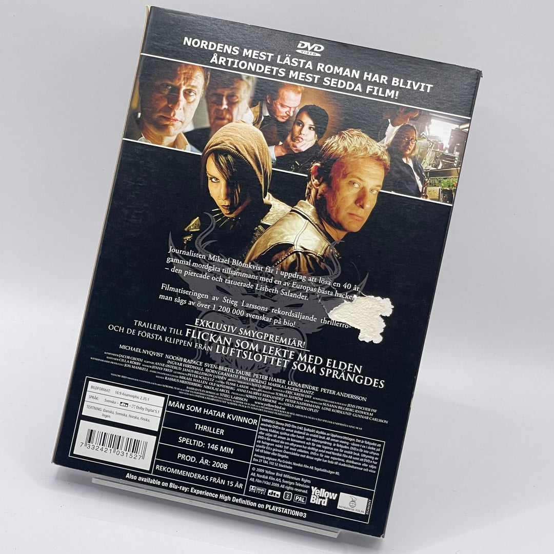 Män som hatar kvinnor DVD thriller begagnad