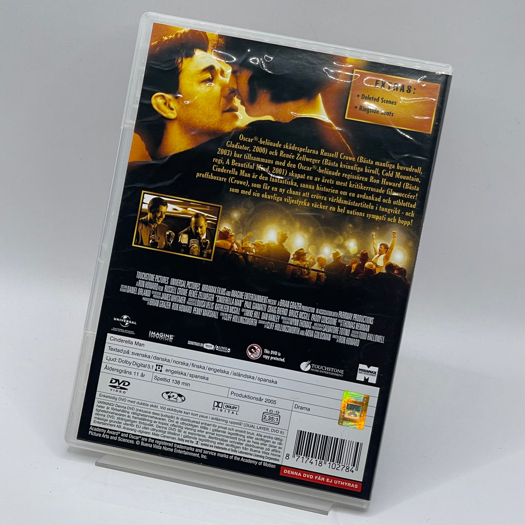 Cinderella Man DVD med Russell Crowe