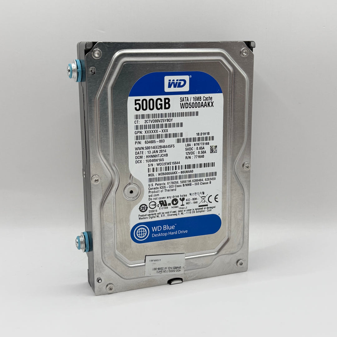 Western Digital intern hårddisk 500GB begagnad