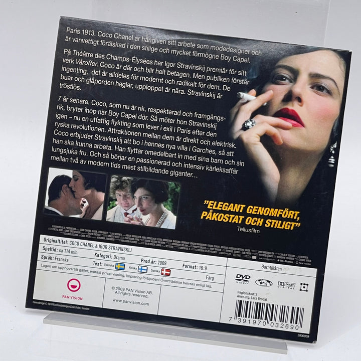 Historiskt drama DVD Coco Chanel och Igor