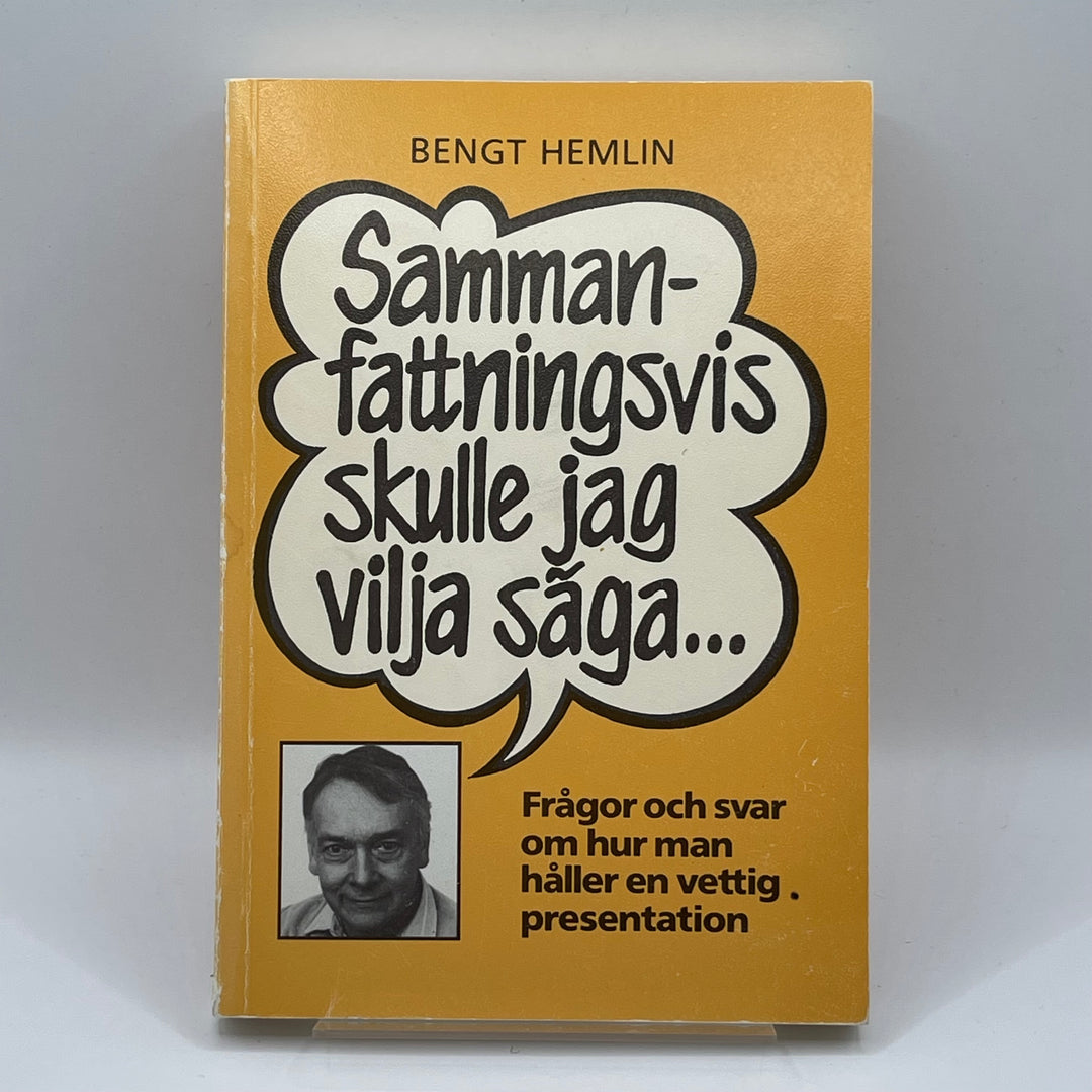 Klassisk Bengt Hemlin bok för kommunikation