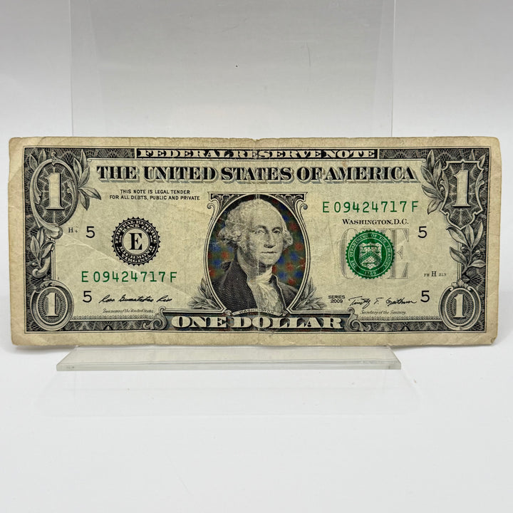 Klassisk Amerikansk Dollarsedel 2009 Retro