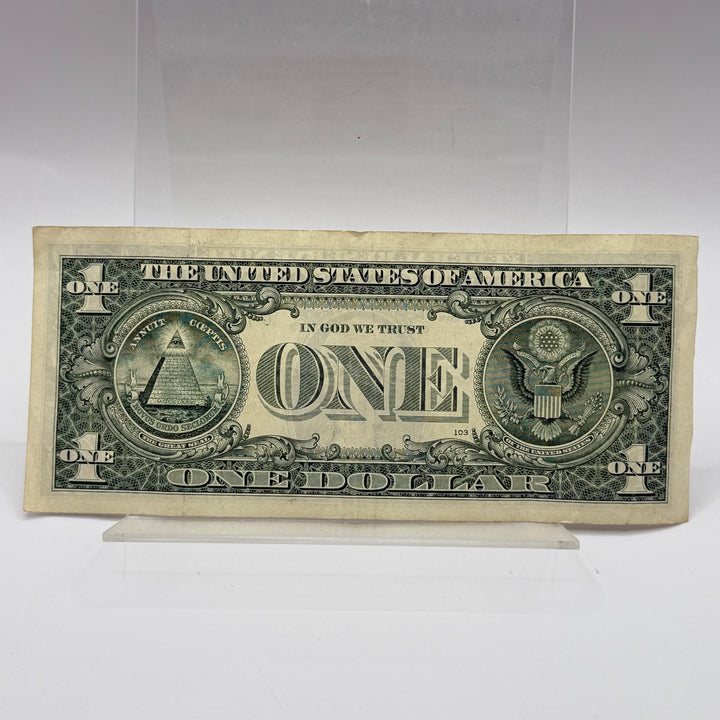 Autentisk Amerikansk En-Dollarsedel för Samlare