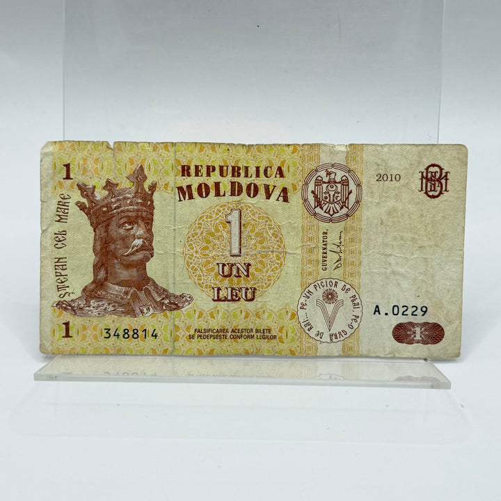 Moldavisk Leu-sedel 2010 för samlare