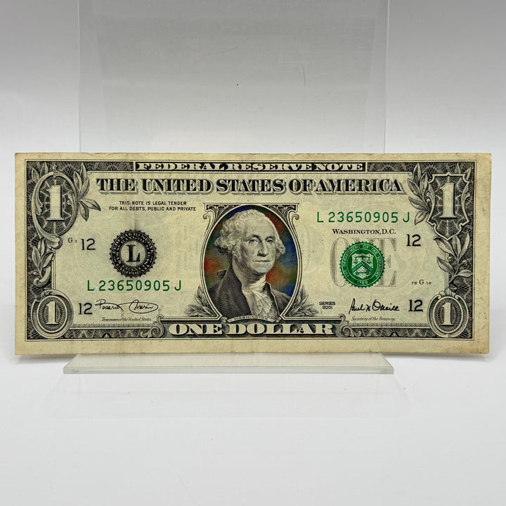 Autentisk amerikansk dollarsedel 2009 för samlare