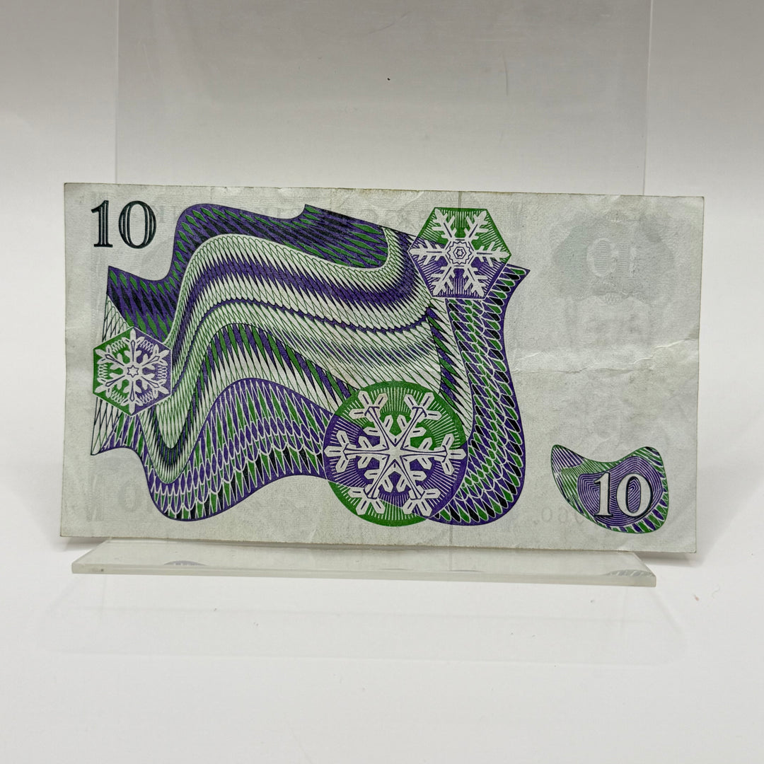 Svensk retro tiosedel 1989 Gustav VI Adolf