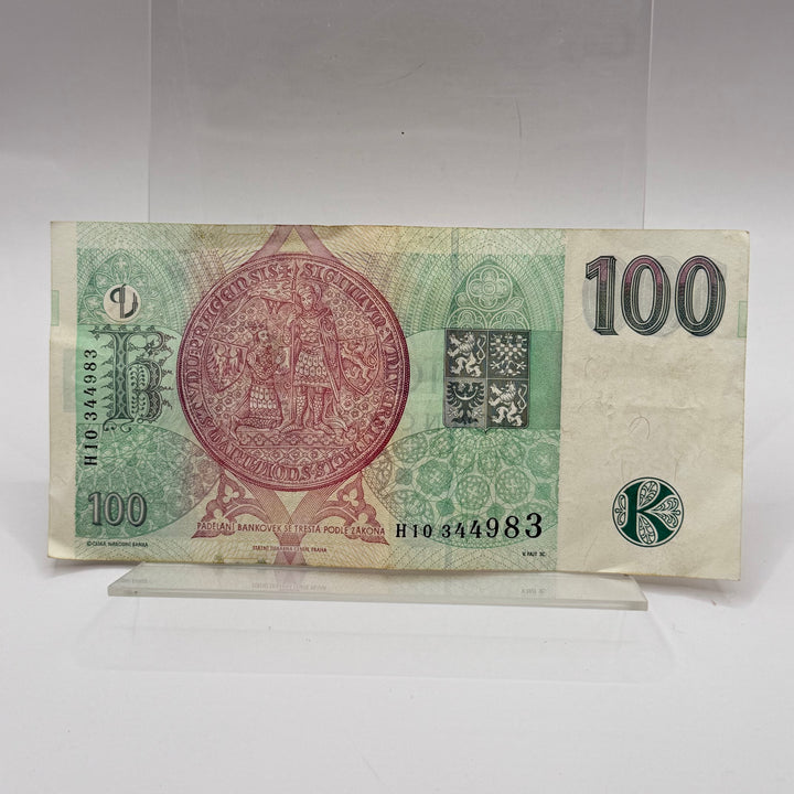 Retro Tjeckisk Sedel 100 Korun 1997