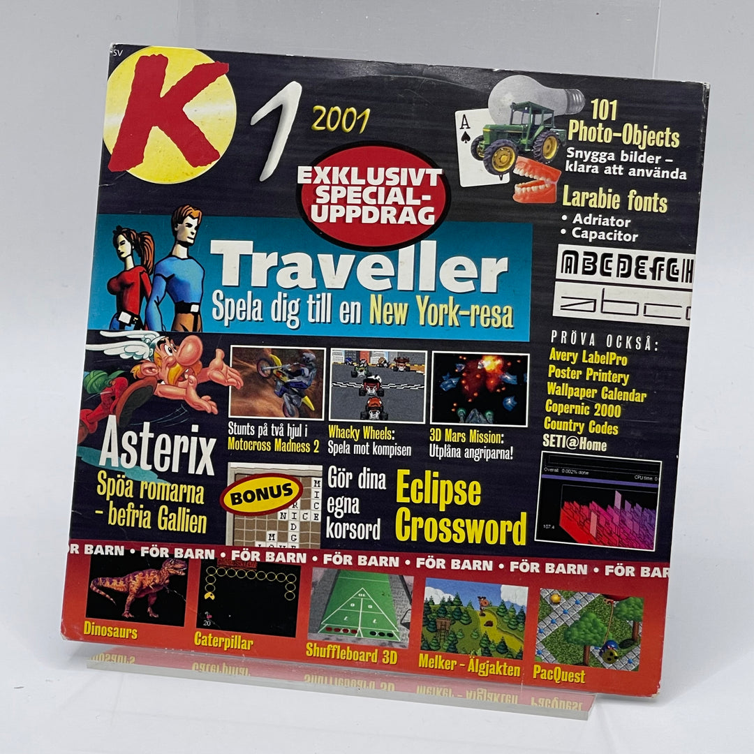 Retro K1 2001 CD med Spel och Program