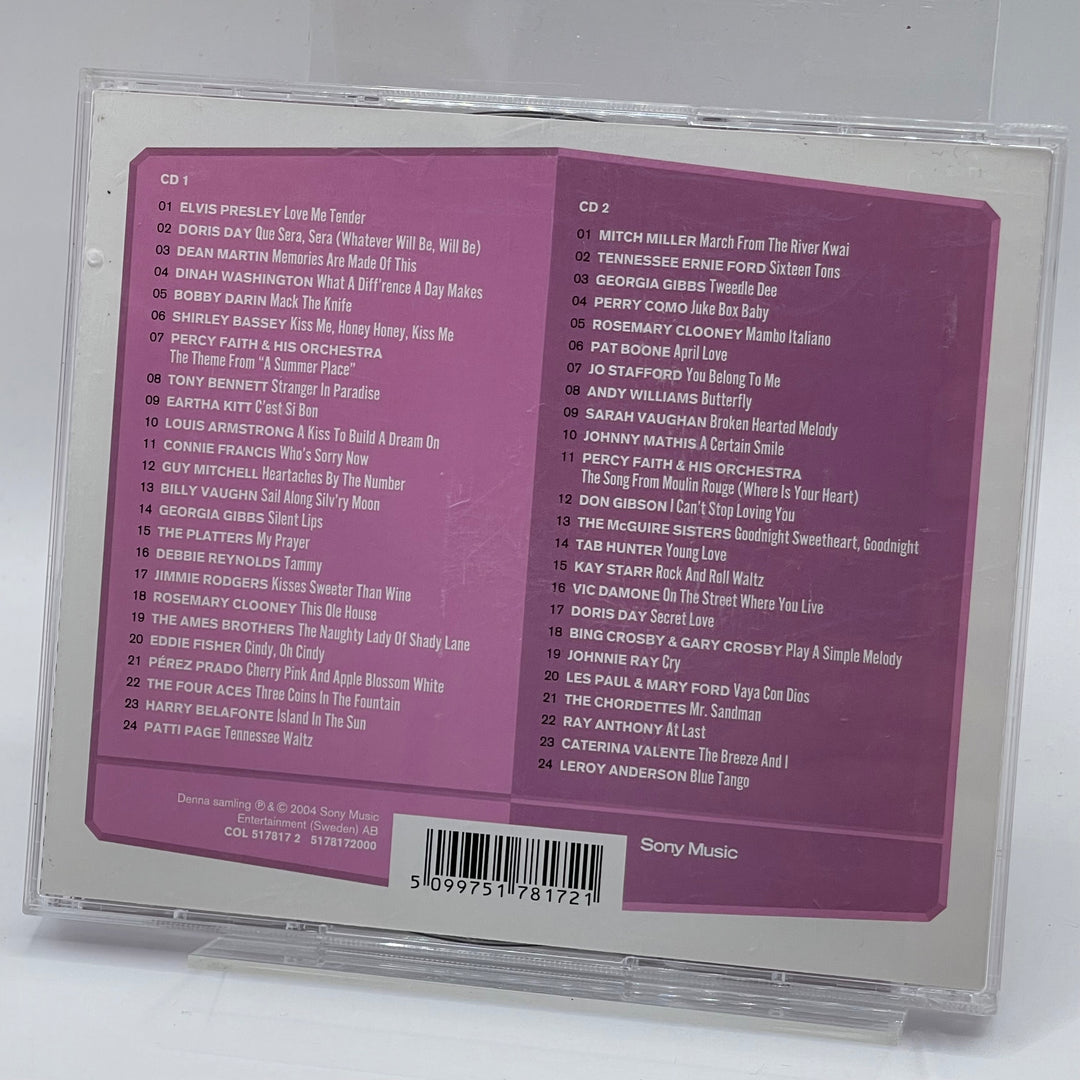 Sentimental Journey 50-tal Dubbel-CD Retro Musik