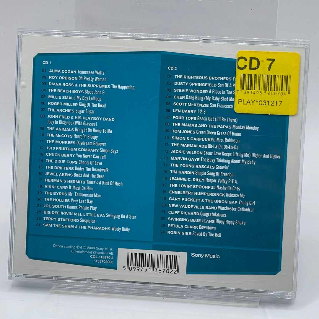 Retro dubbel-CD Ljuva 60-tal Sony Music