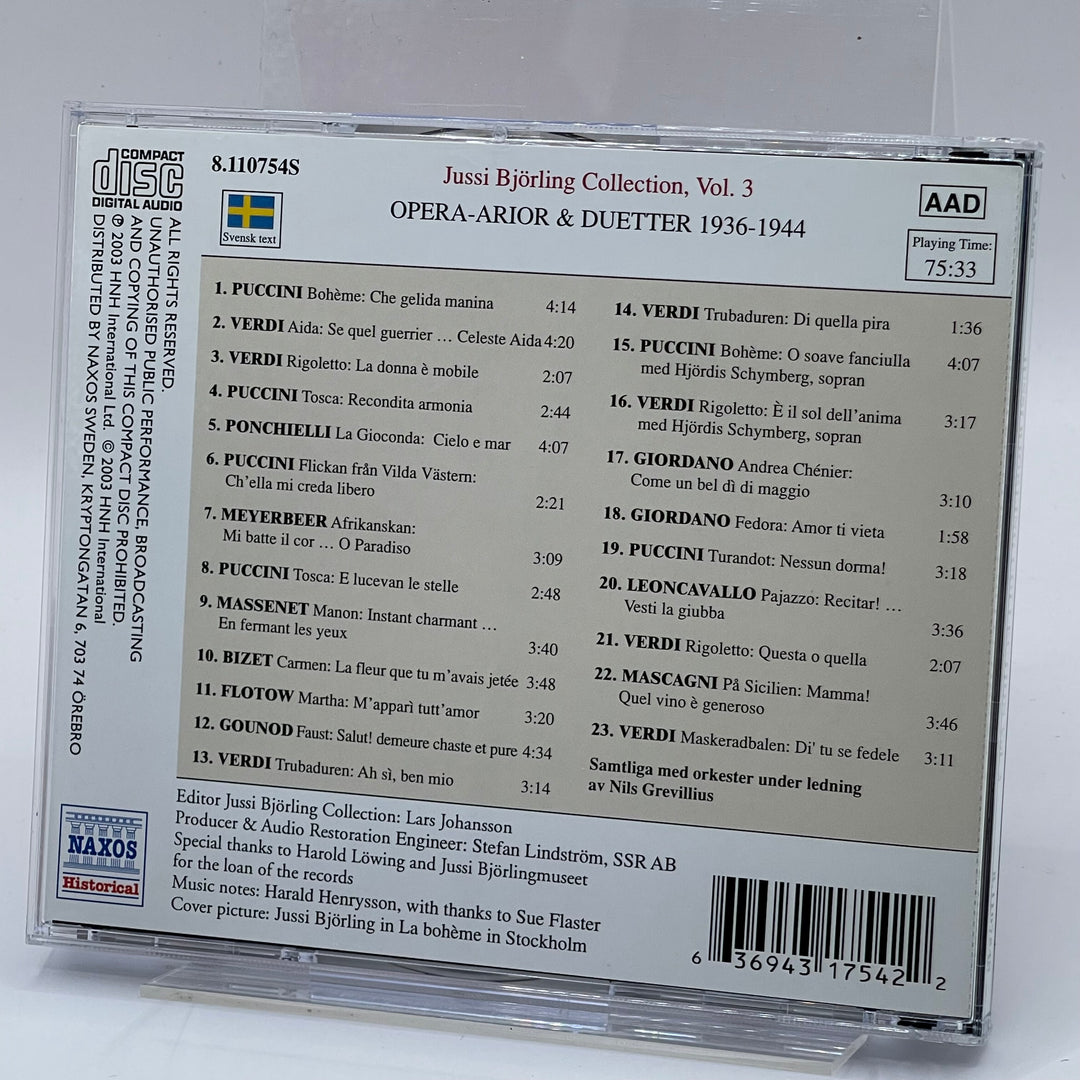 Jussi Björling Collection Vol. 3 Retro CD