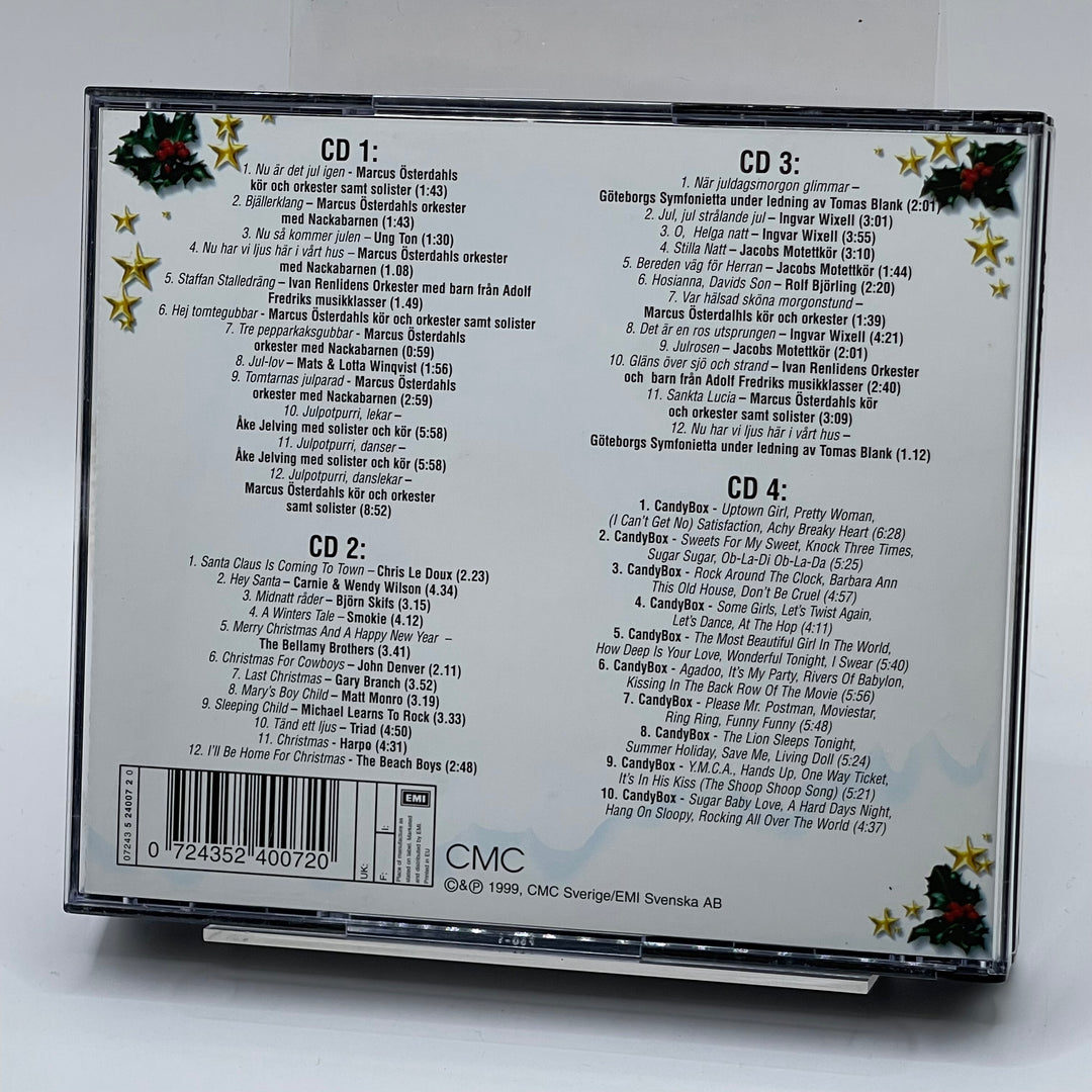 Retro Julmusik 4-CD Samling EMI Svenska