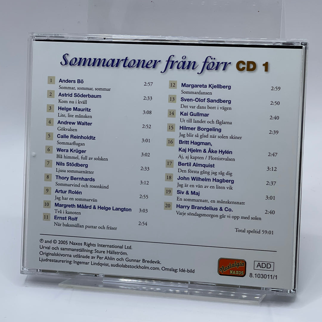 Nostalgisk sommarlåtar-CD från 30-50-talet
