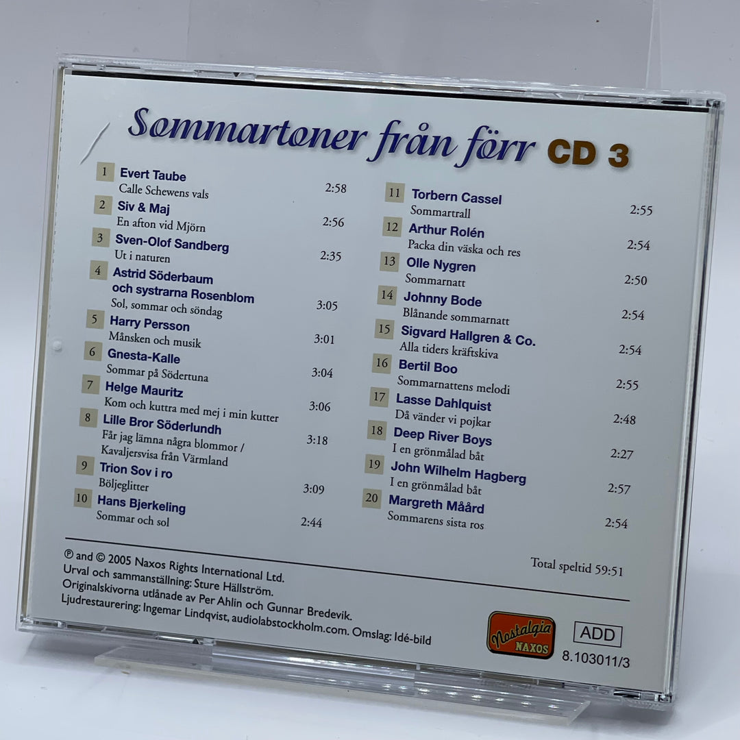 Klassiskt Nostalgialbum CD Retro Sommartoner