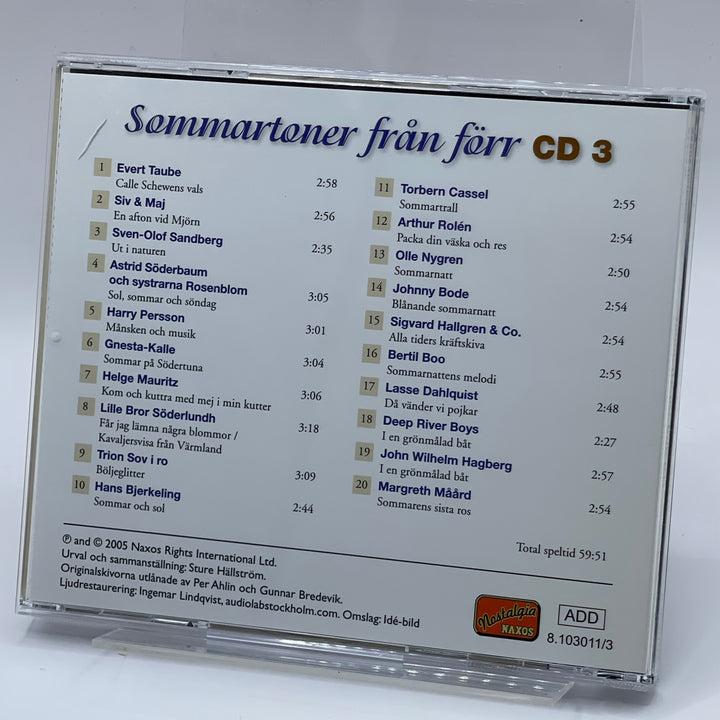Klassiskt Nostalgialbum CD Retro Sommartoner