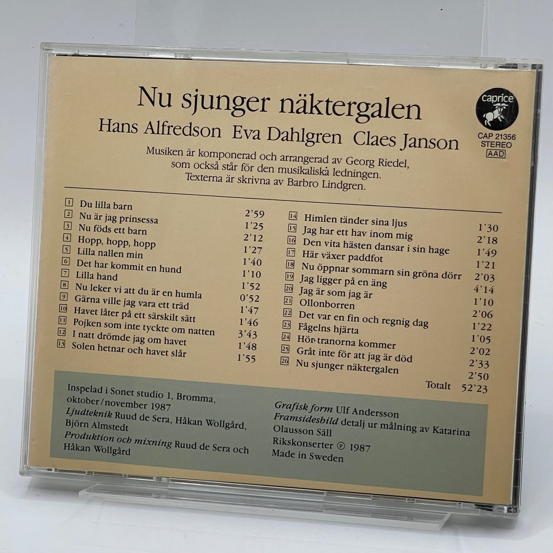 Tidlöst CD-album av Riedel 1980-talet