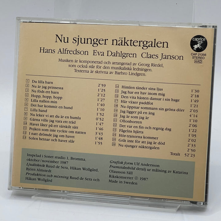 Tidlöst CD-album av Riedel 1980-talet