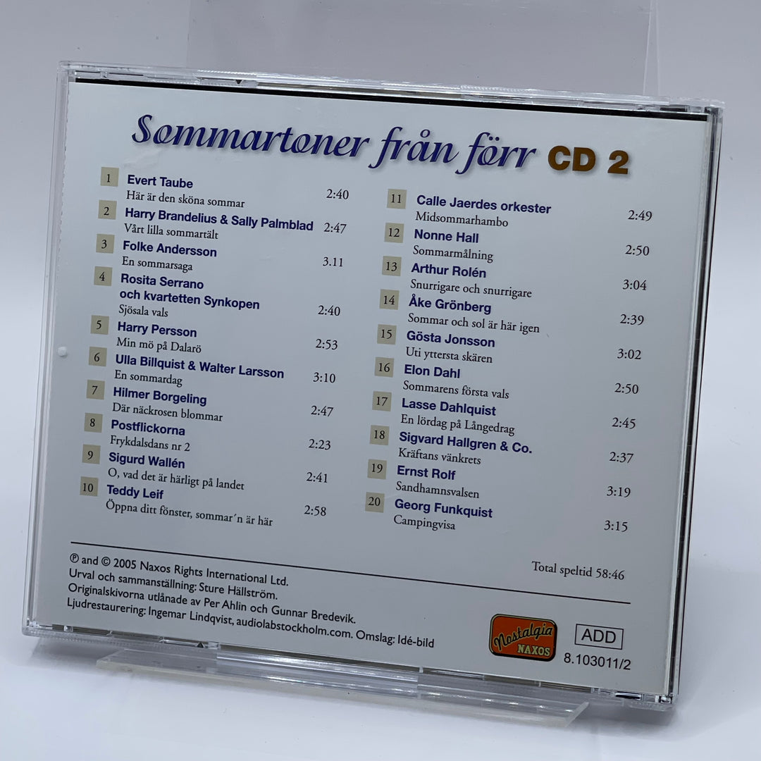 Retro CD med Klassiska Svenska Sommarlåtar