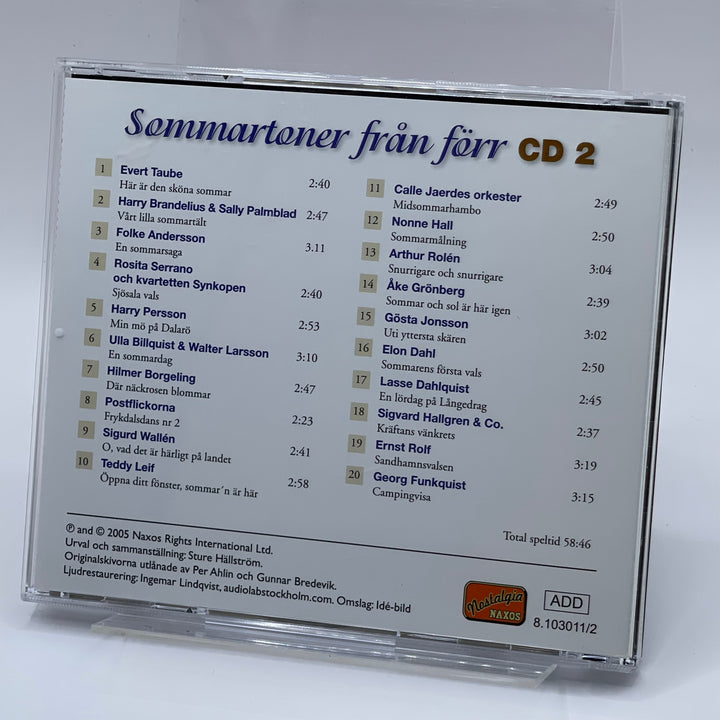 Retro CD med Klassiska Svenska Sommarlåtar