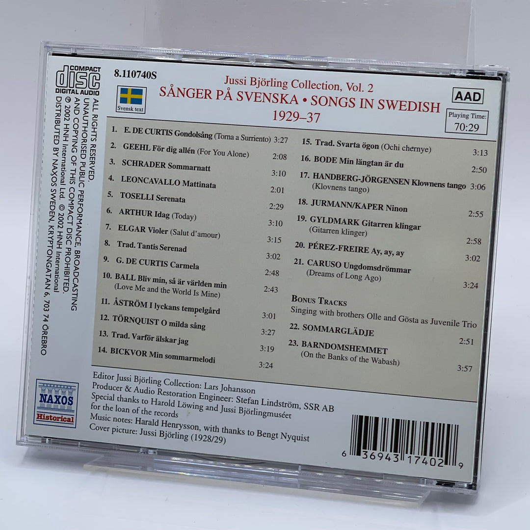 Jussi Björling Collection Vol. 2 CD Retro