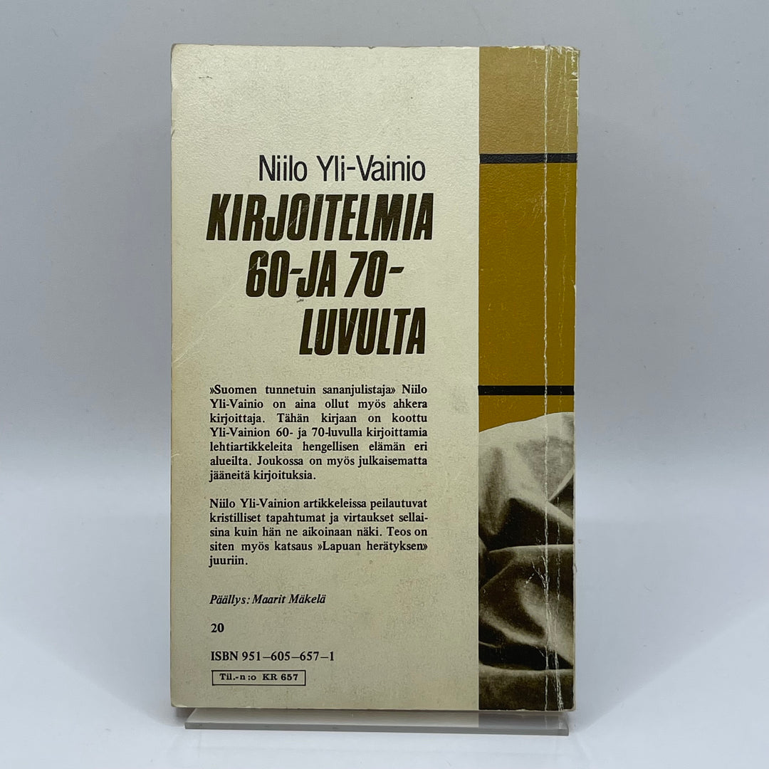 Retro bok från 60- och 70-talet Niilo Yli-Vainio