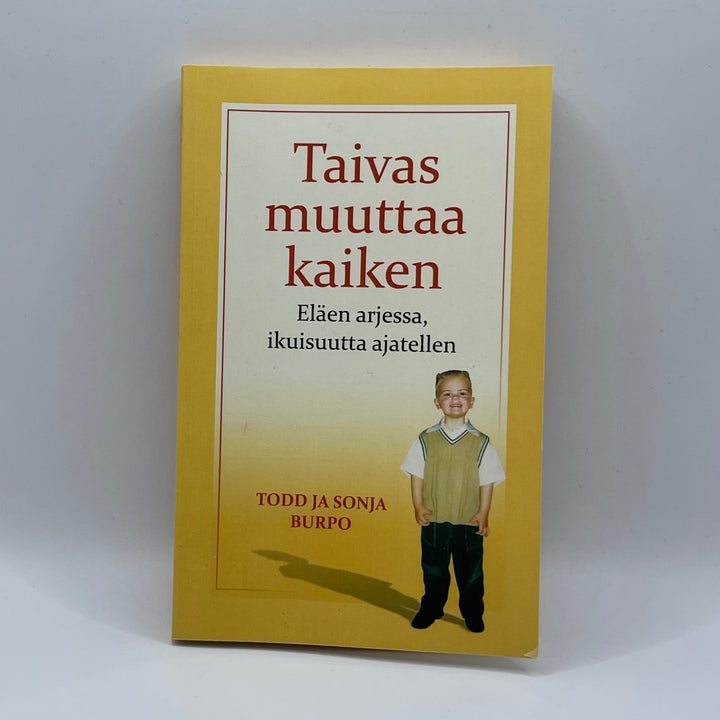 Gripande bok "Taivas muuttaa kaiken" i toppskick