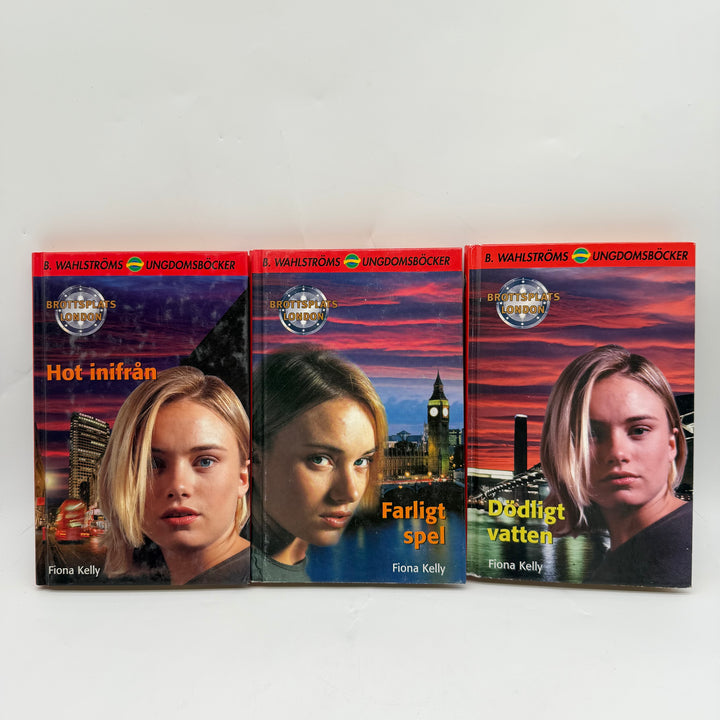 Bokpaket ungdomsdeckare Brottsplats London B Wahlströms
