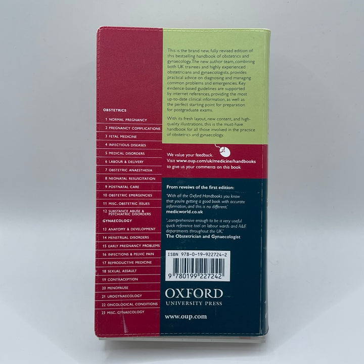 Oxford Handbook Obstetrik Gynekologi Begagnad