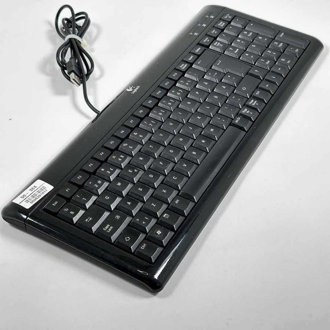Svart Logitech USB - tangentbord K120 - Homy Secondhand Online