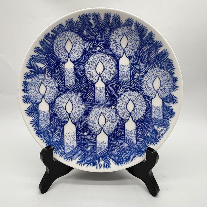 Gustavsberg julitallrik retro design 1976