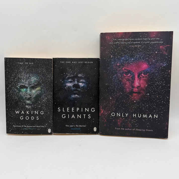 Sylvain Neuvel sci fi trilogi pocket begagnad