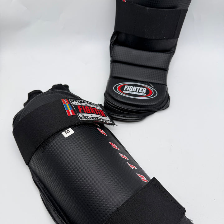 Fighter benskydd för kampsport i gott skick