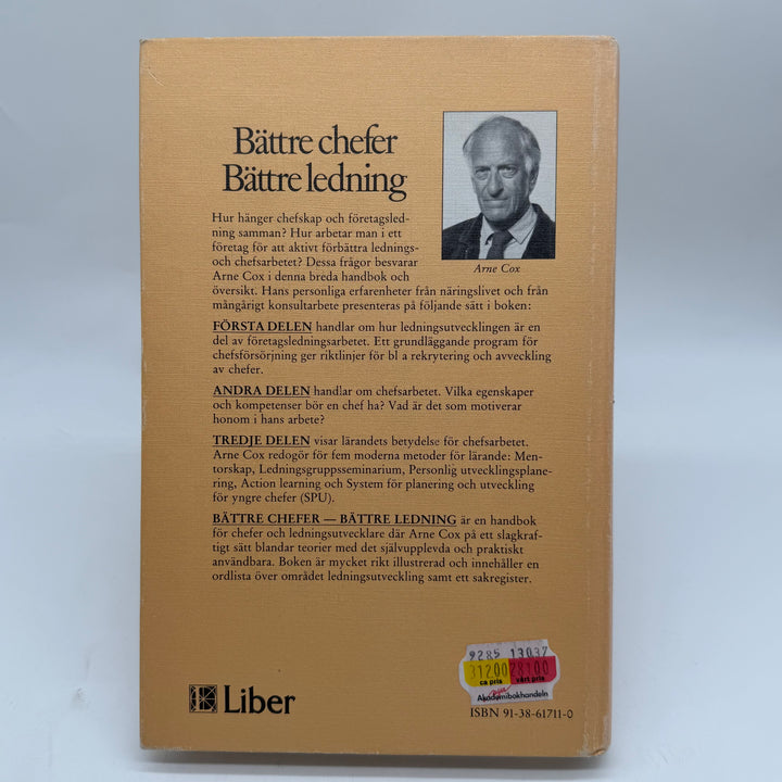 Bättre chefer Bättre ledning bok Liber retro