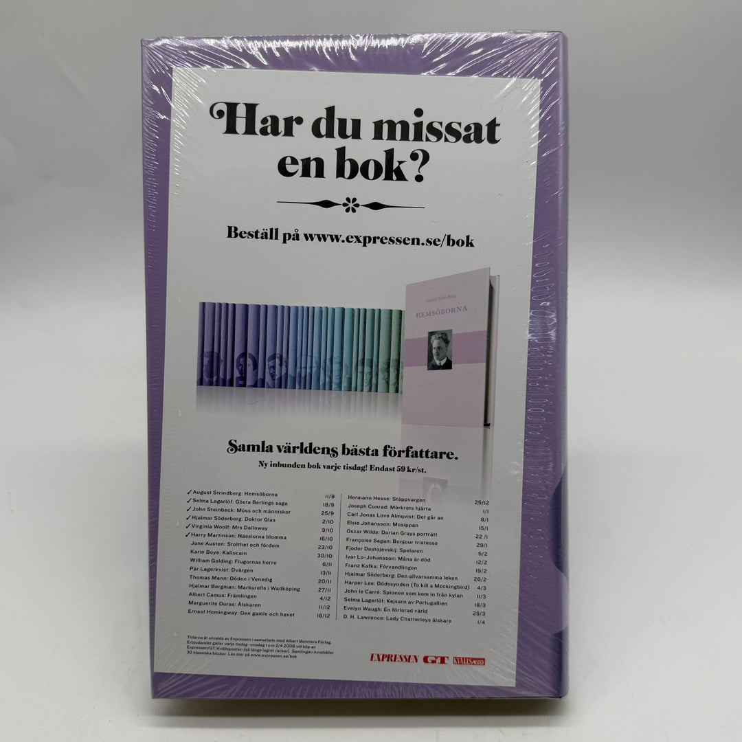 Nässlorna blomma inbunden klassiker lila omslag