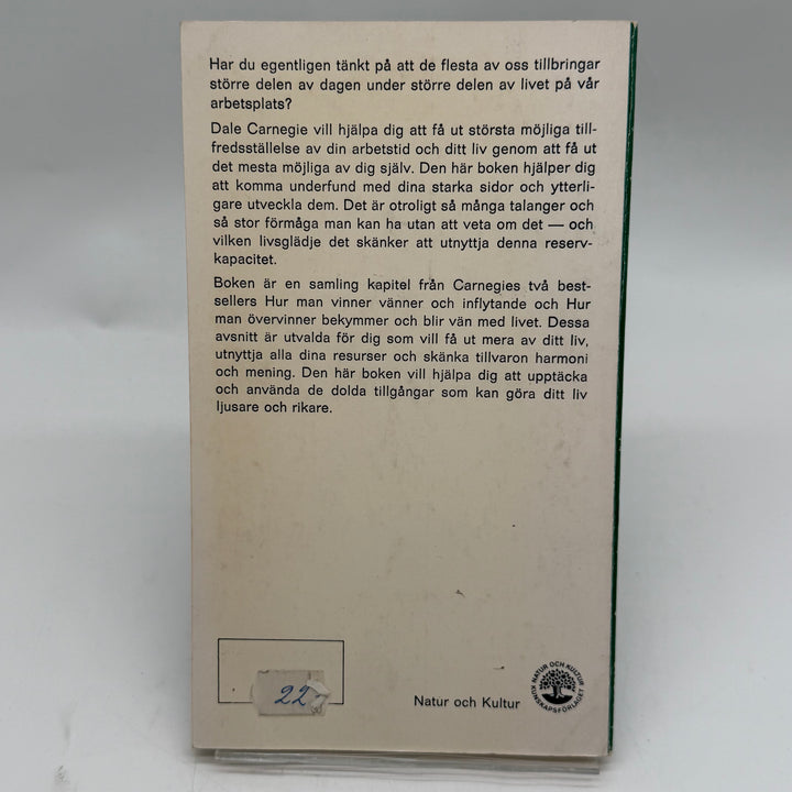 Retro pocketbok Dale Carnegie personlig utveckling