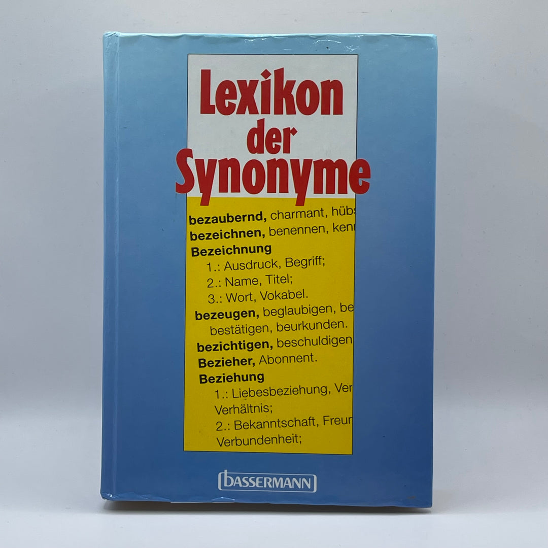 Bassermann Synonymordbok Modern Begagnad