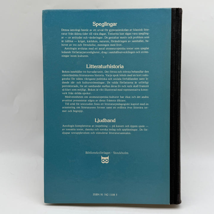 Speglingar klassisk antologi retro kurslitteratur bok