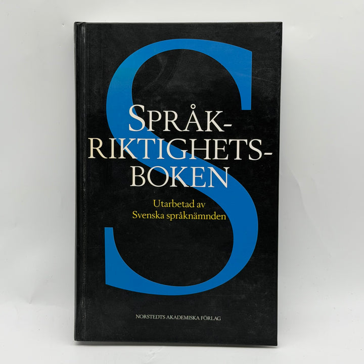Språkriktighetsboken klassisk språkvårdsbok Norstedts begagnad