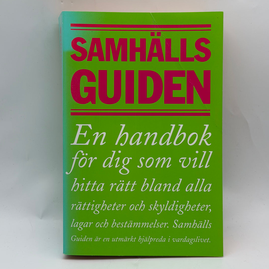 Samhällsguiden bok modern samhällsinformation begagnad