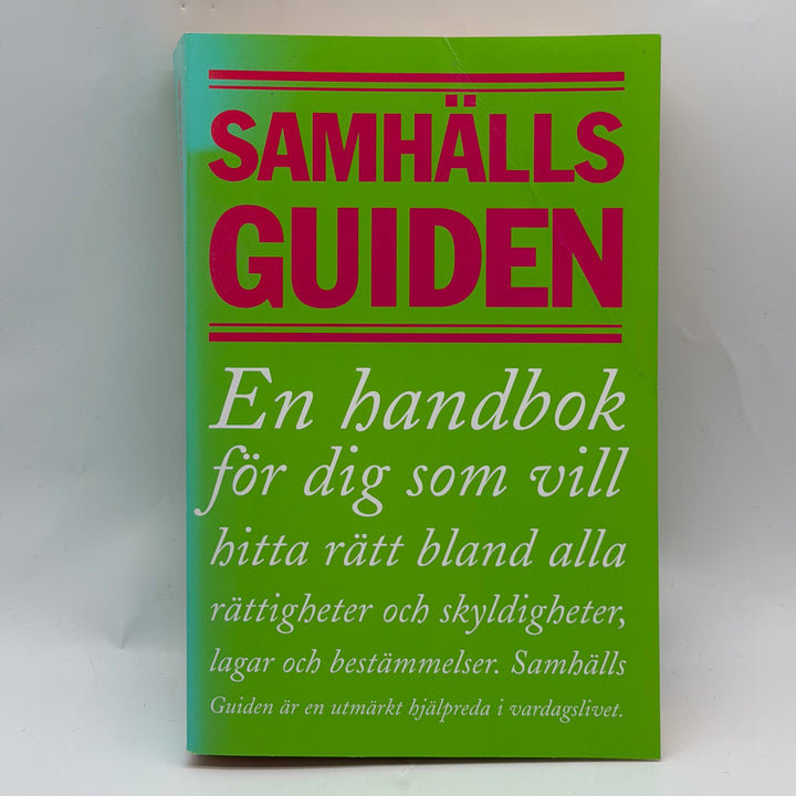 Samhällsguiden bok modern samhällsinformation begagnad